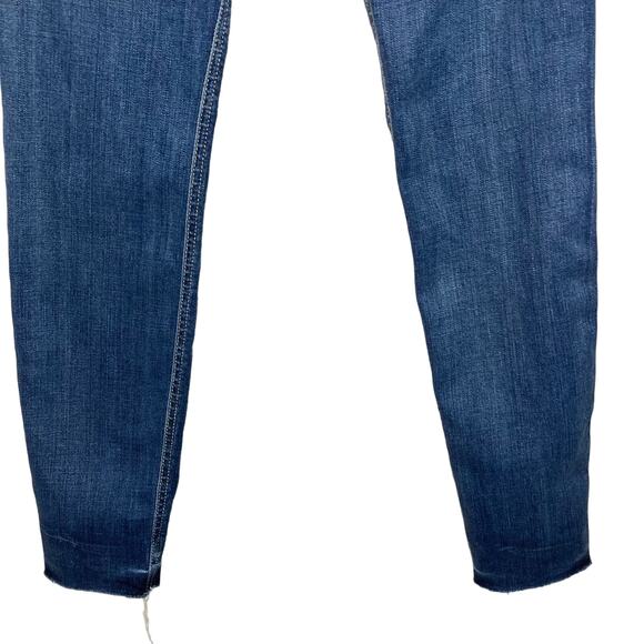 Joe’s Jeans Blue Japanese Denim the Icon Ankle Midrise In Sonoe Raw Cuff Size 28 - Picture 10 of 16